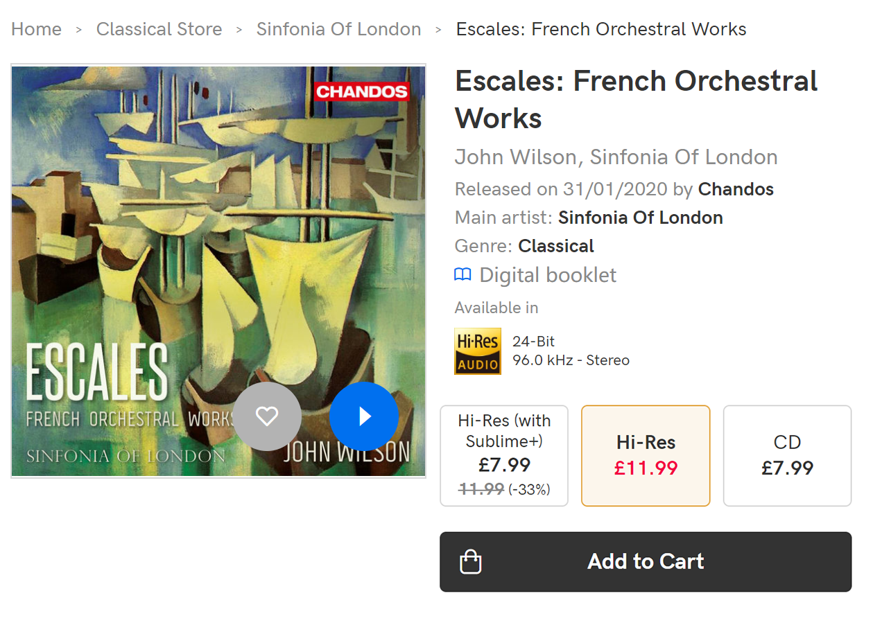 Escales: French Orchestral Works